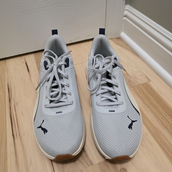 Puma Men's Gray Athletic Shoes - Picture 2 of 9